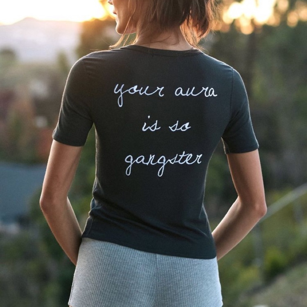 Spiritual Gangster “Your Aura is so Gangster” Tee